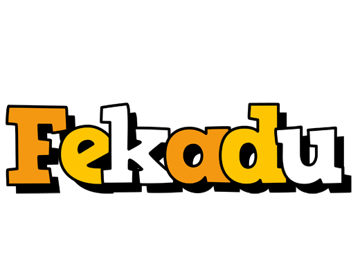 Fekadu cartoon logo