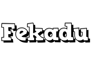 Fekadu snowing logo