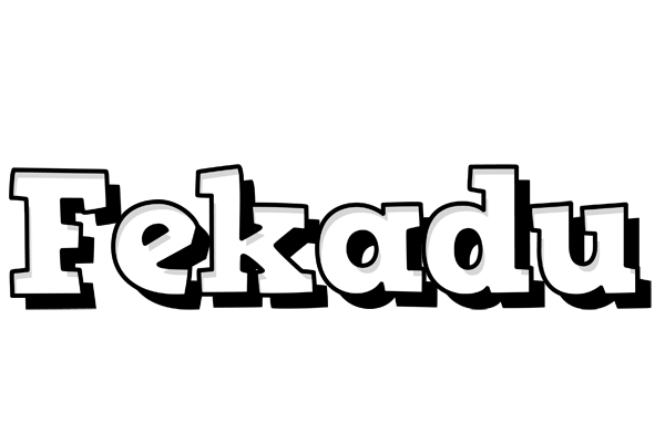 Fekadu snowing logo