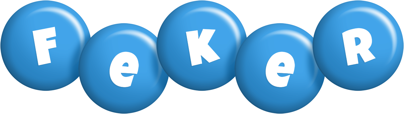 Feker candy-blue logo
