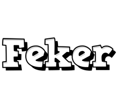 Feker snowing logo