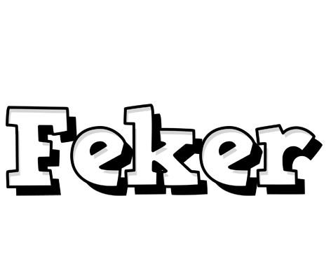 Feker snowing logo