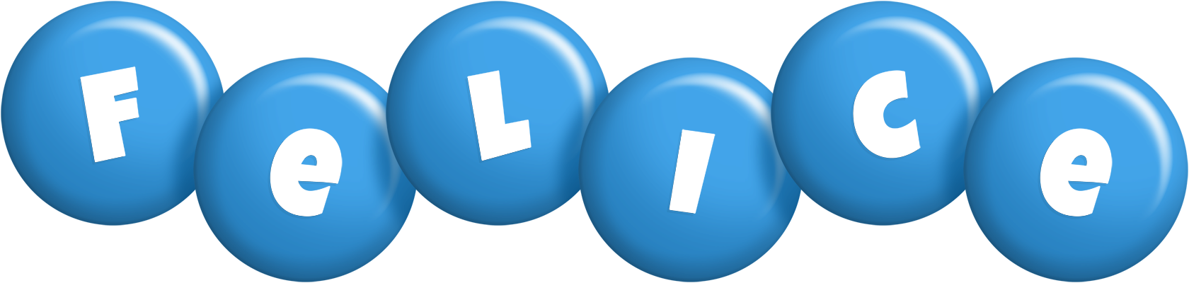 Felice candy-blue logo