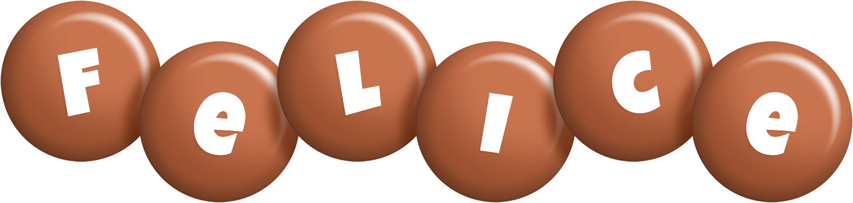 Felice candy-brown logo