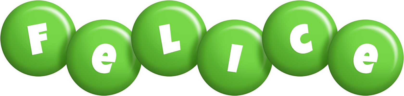Felice candy-green logo
