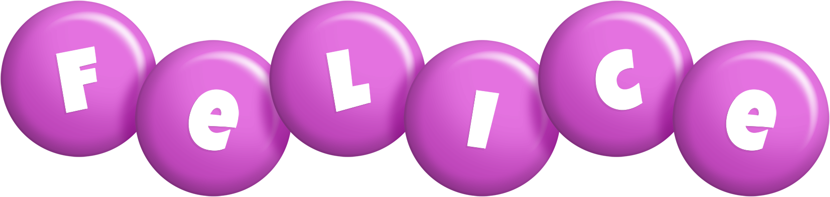 Felice candy-purple logo