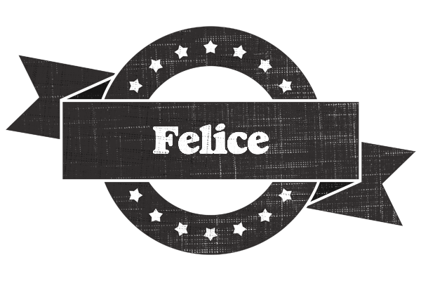 Felice grunge logo