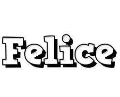 Felice snowing logo