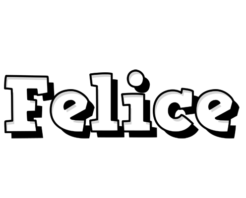 Felice snowing logo