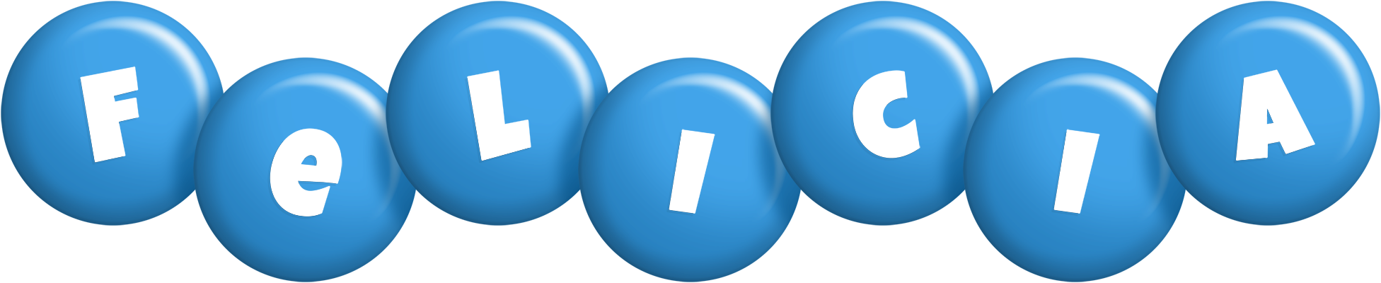 Felicia candy-blue logo