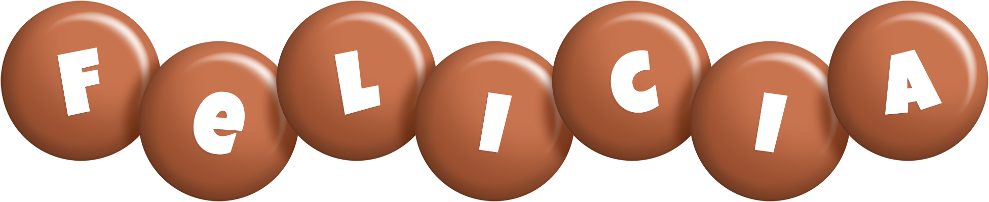 Felicia candy-brown logo