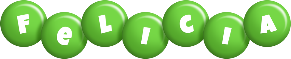 Felicia candy-green logo
