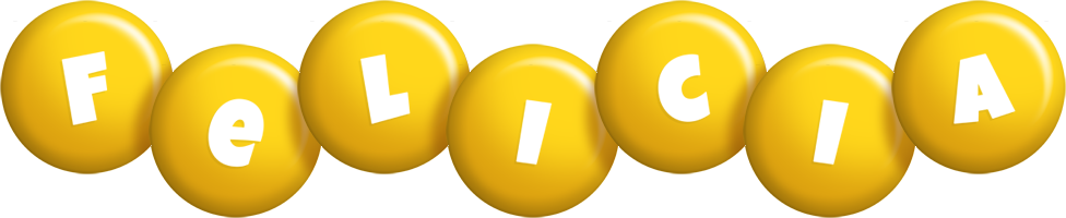 Felicia candy-yellow logo