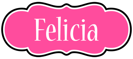 Felicia invitation logo