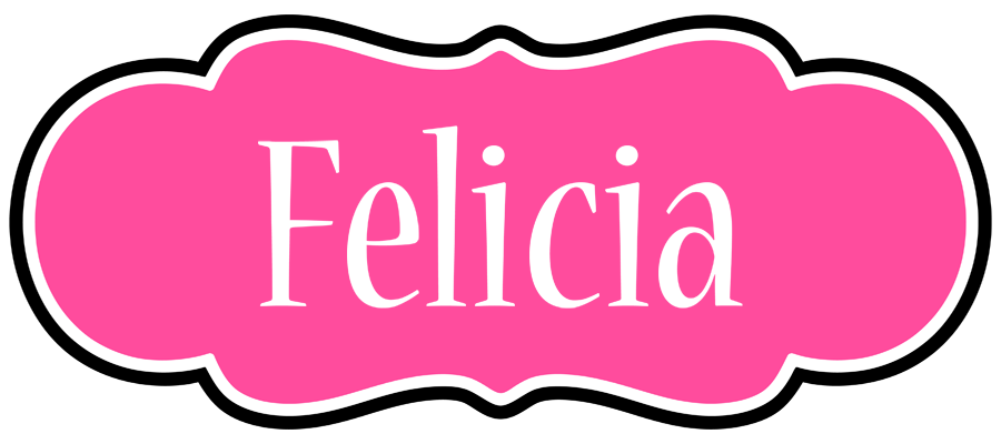 Felicia invitation logo