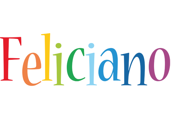 Feliciano birthday logo