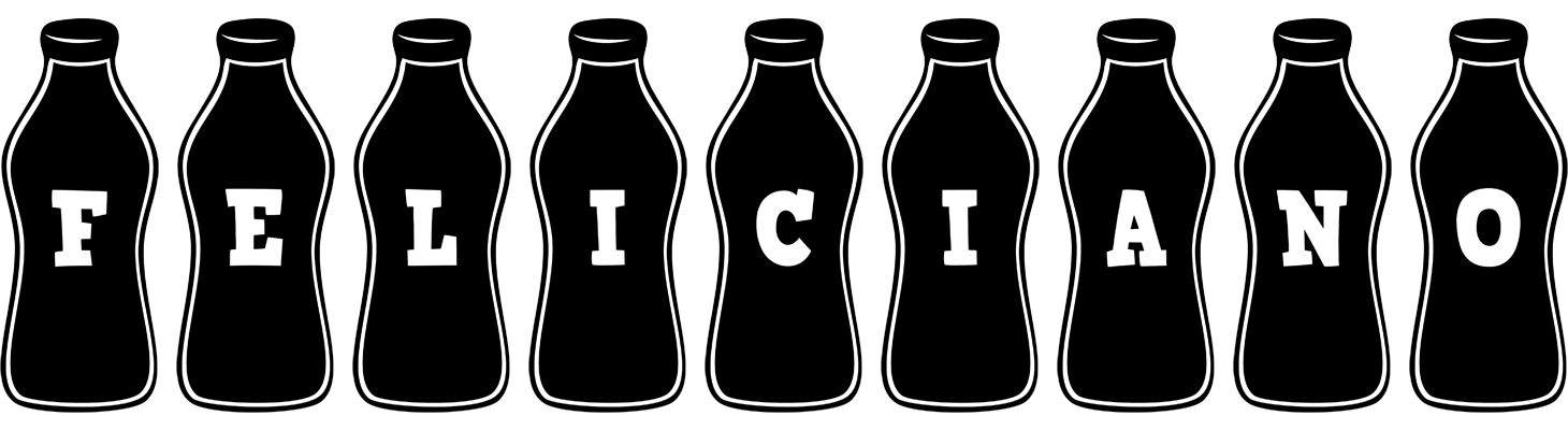 Feliciano bottle logo