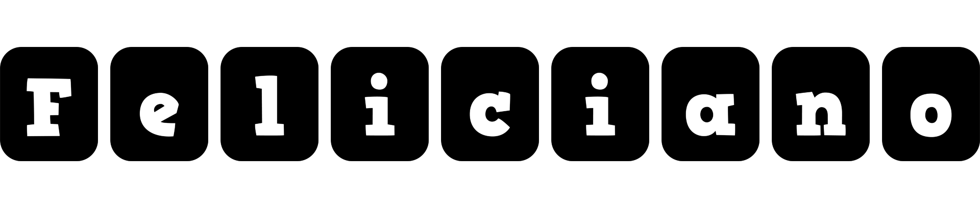 Feliciano box logo