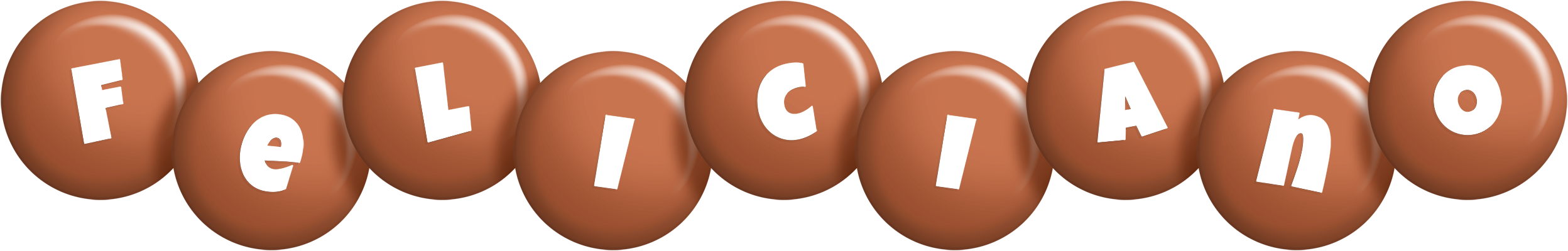 Feliciano candy-brown logo