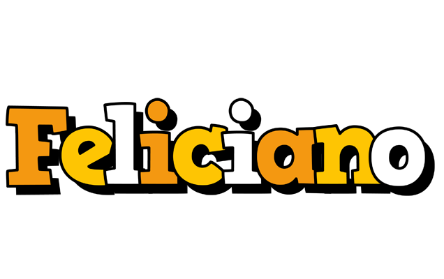 Feliciano cartoon logo