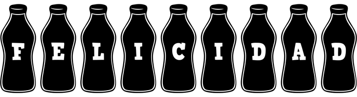 Felicidad bottle logo