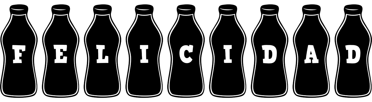 Felicidad bottle logo