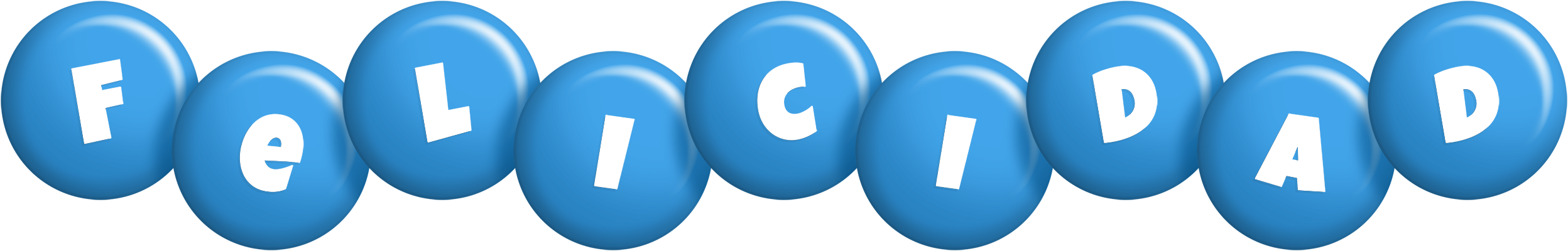 Felicidad candy-blue logo