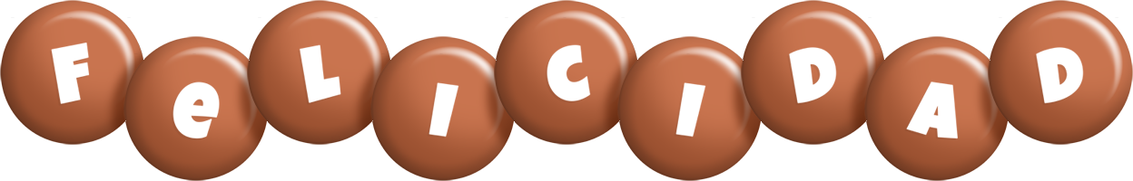 Felicidad candy-brown logo