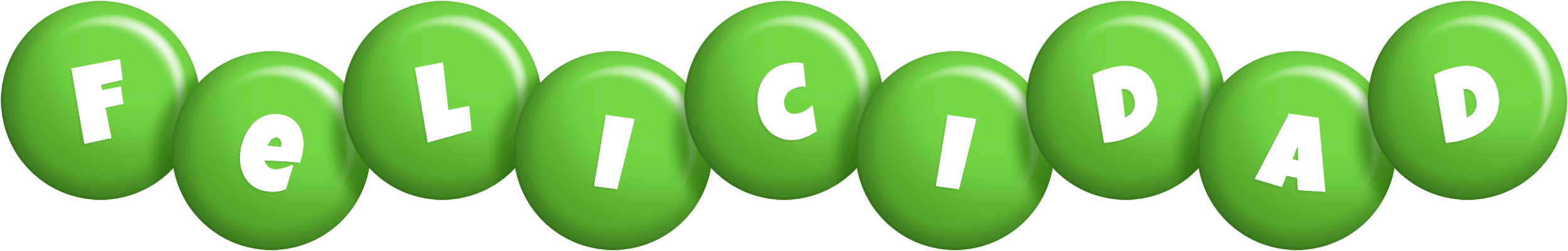 Felicidad candy-green logo