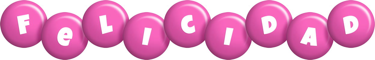 Felicidad candy-pink logo