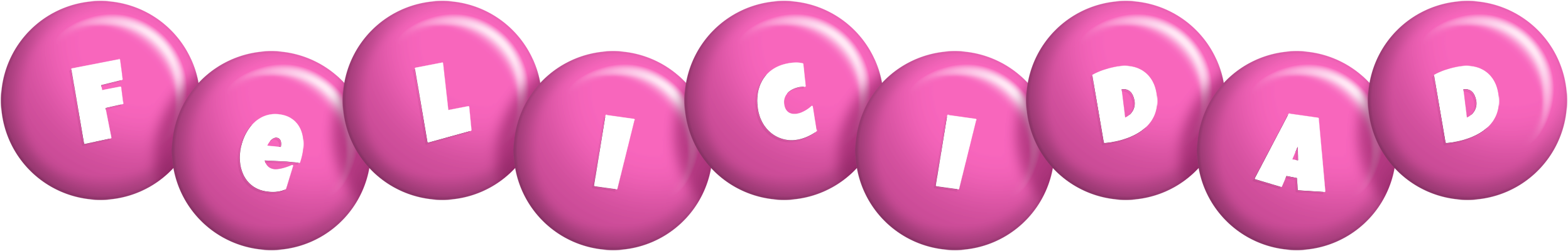 Felicidad candy-pink logo