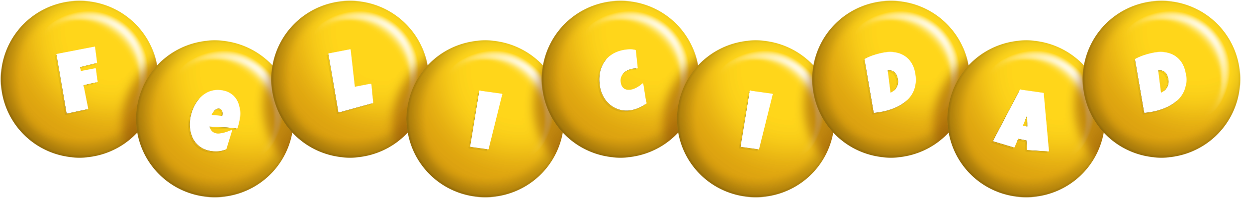 Felicidad candy-yellow logo