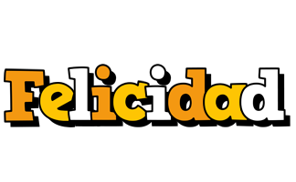 Felicidad cartoon logo