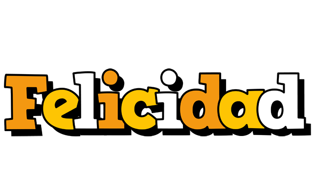 Felicidad cartoon logo