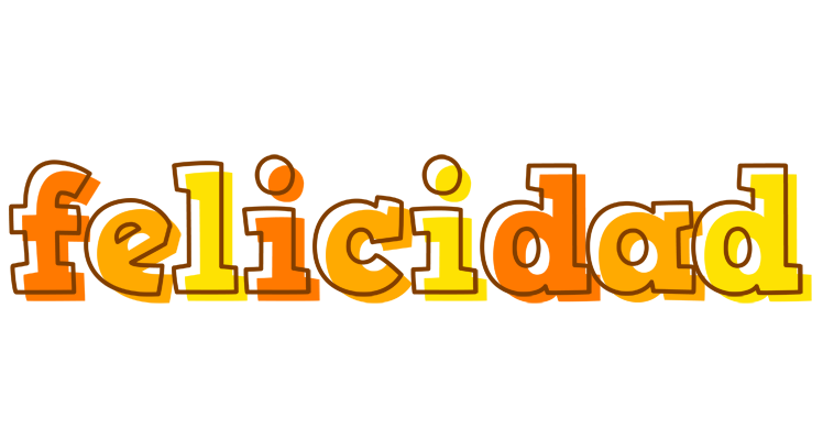 Felicidad desert logo