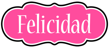 Felicidad invitation logo