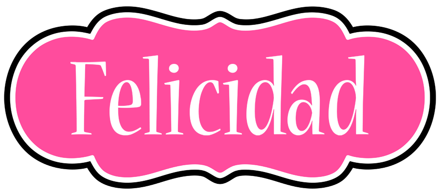 Felicidad invitation logo