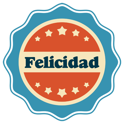 Felicidad labels logo