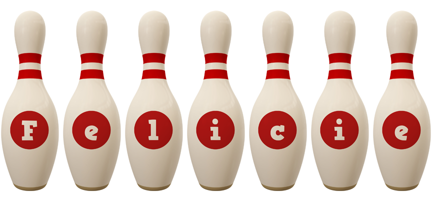 Felicie bowling-pin logo