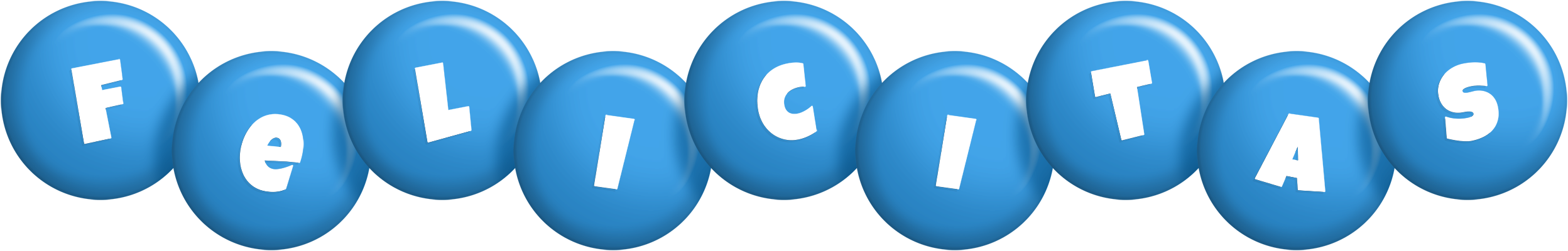 Felicitas candy-blue logo