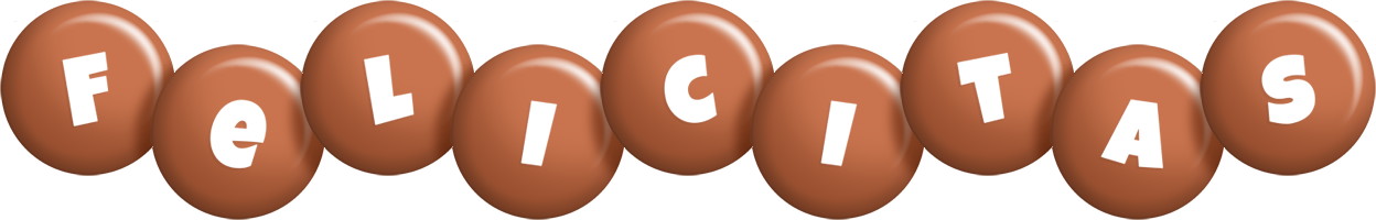 Felicitas candy-brown logo