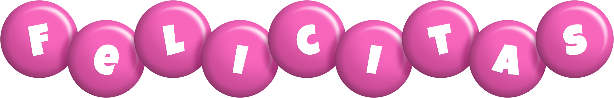 Felicitas candy-pink logo