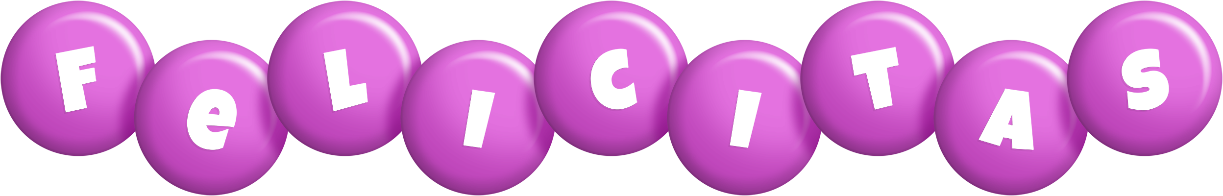 Felicitas candy-purple logo