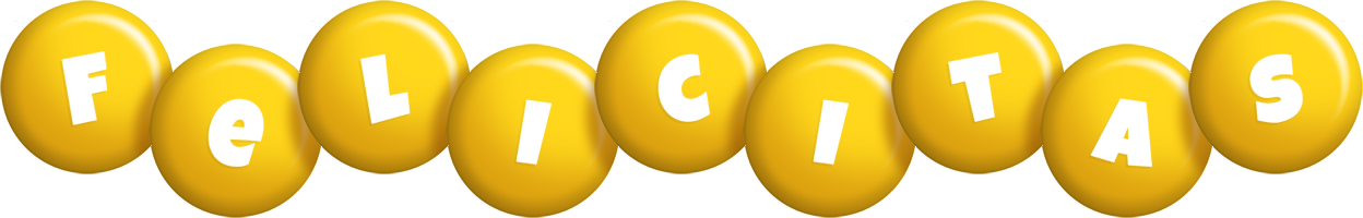 Felicitas candy-yellow logo