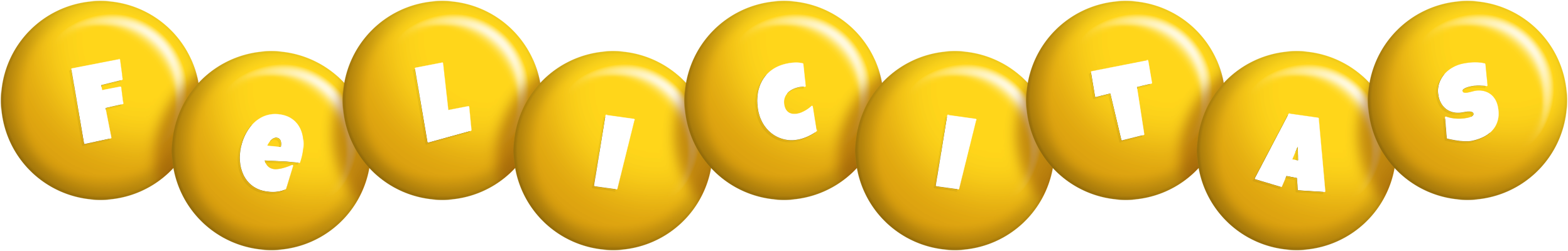 Felicitas candy-yellow logo