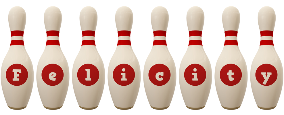 Felicity bowling-pin logo