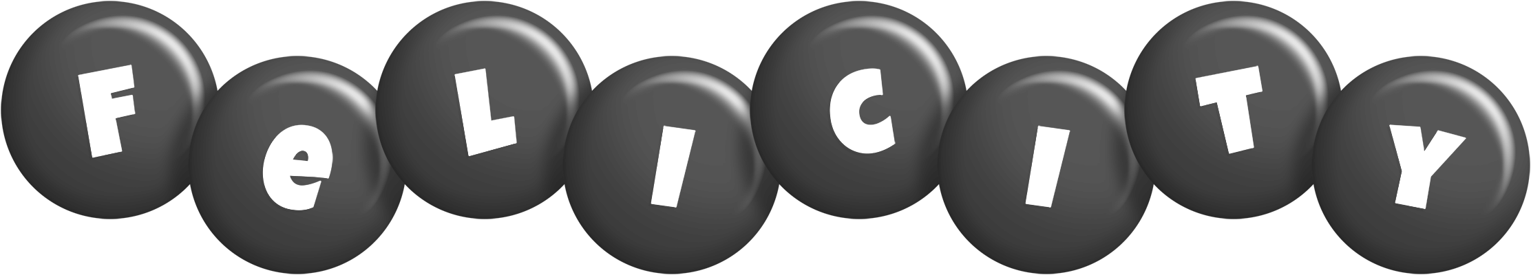 Felicity candy-black logo