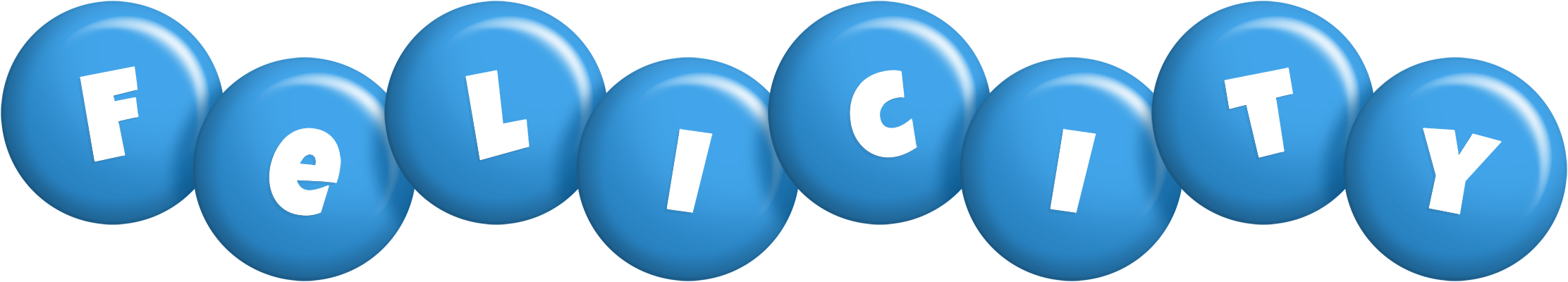 Felicity candy-blue logo