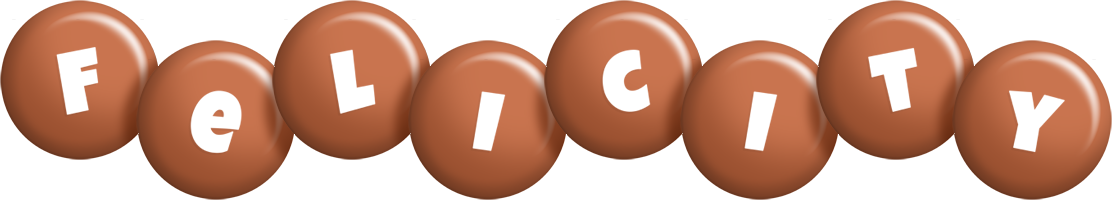 Felicity candy-brown logo