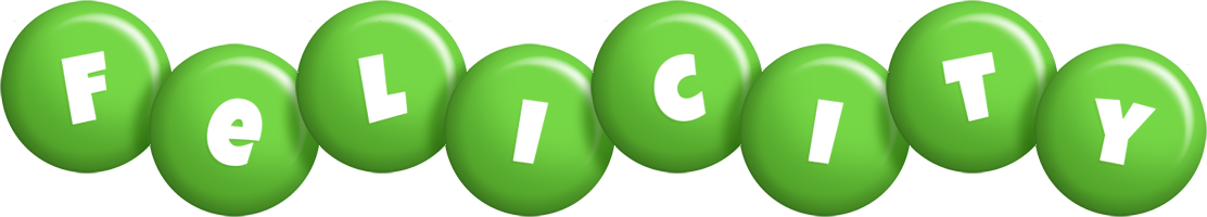 Felicity candy-green logo